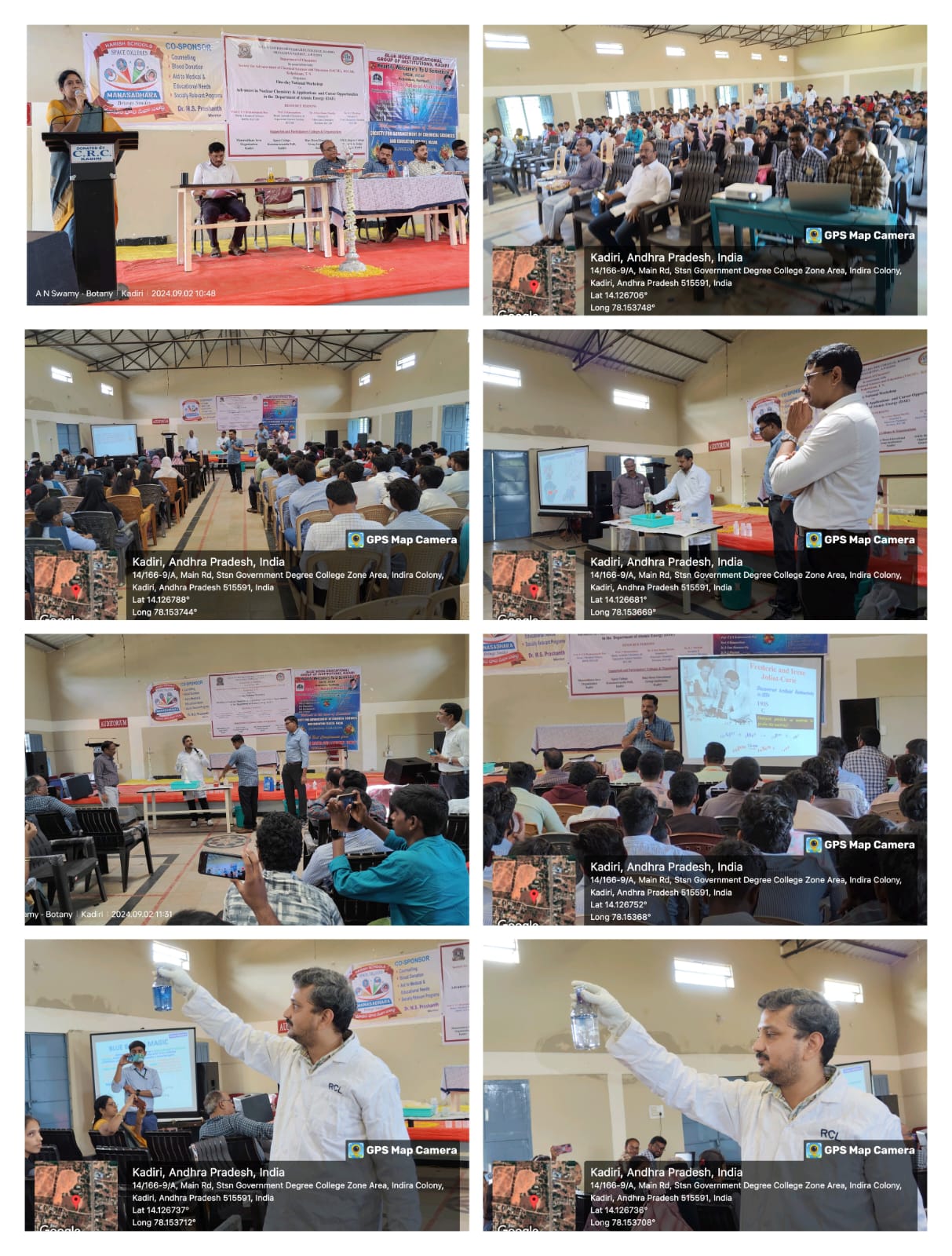 SACSE Worksop Glimpse at Govt. Degree College, Kadiri